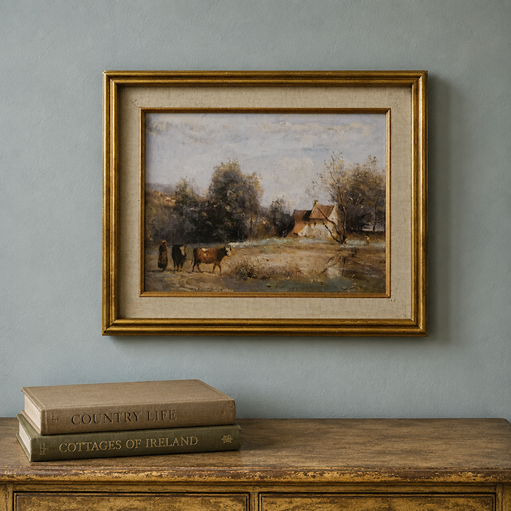 FRAMED FARM 50x40cm